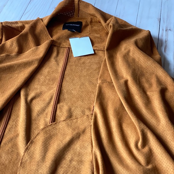 Liverpool Jeans Company Jackets & Coats Liverpool Womens Drape Faux